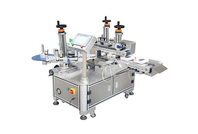 全自動(dòng)雙側(cè)面轉(zhuǎn)角貼標(biāo)機(jī)